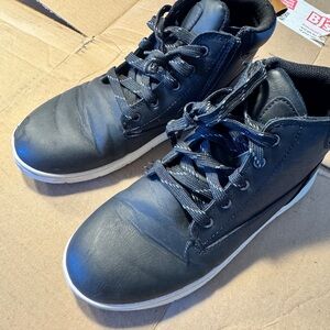 Big boys Black High-Top Sneakers